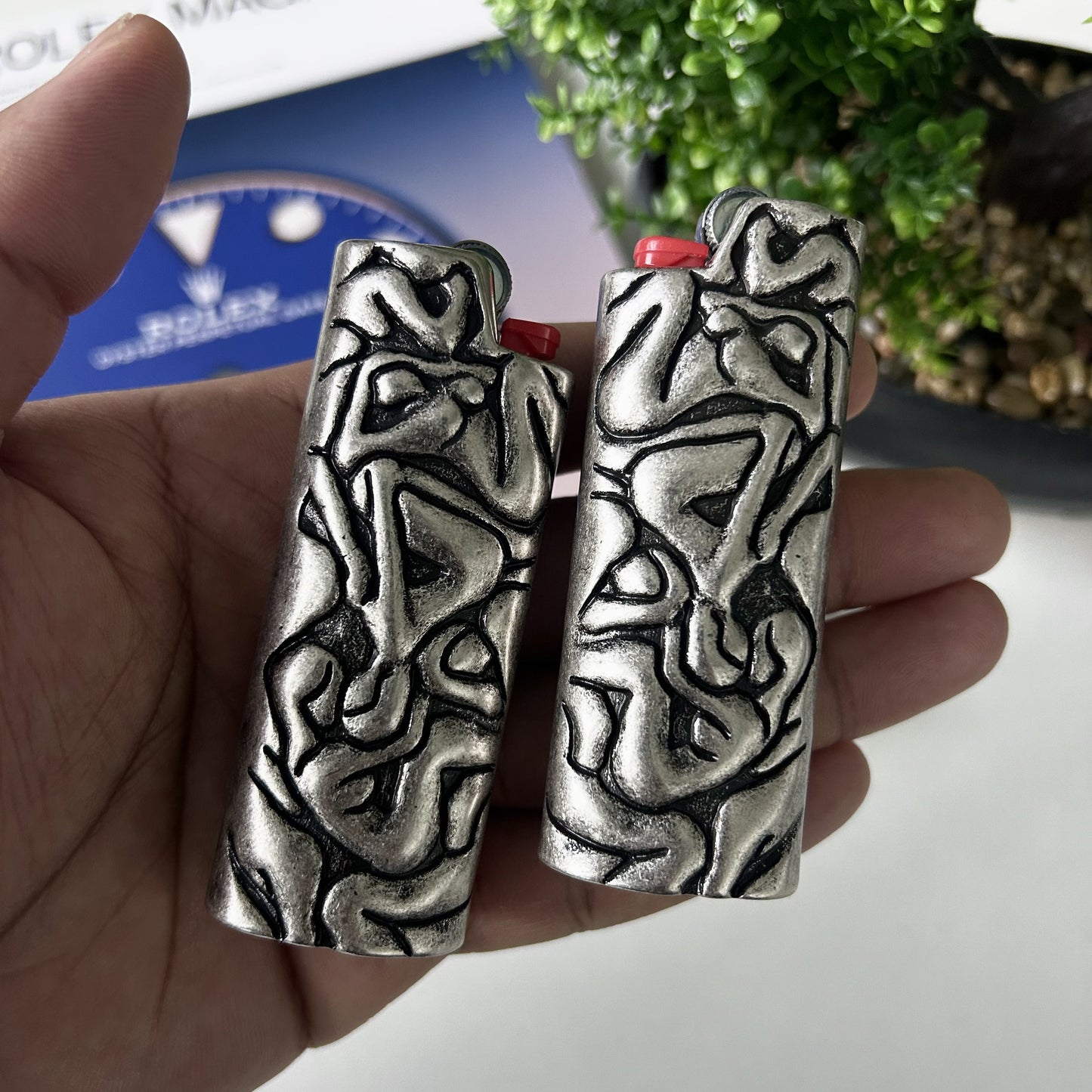 "NFSW" Metal Lighter Sleeve