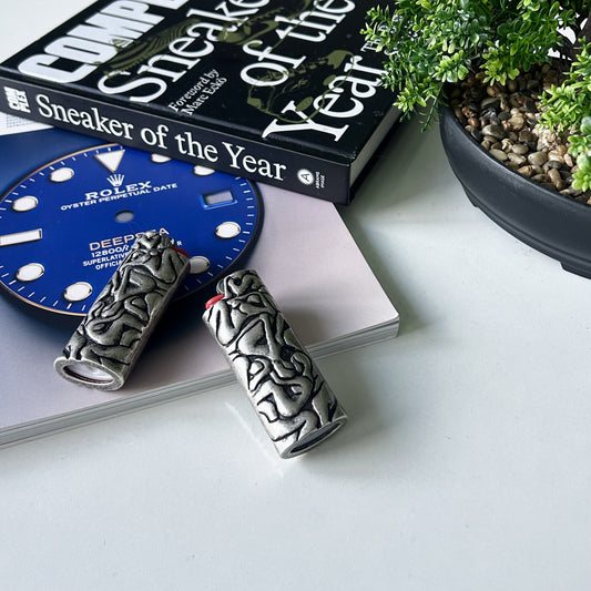 Metal Motif Lighter Case