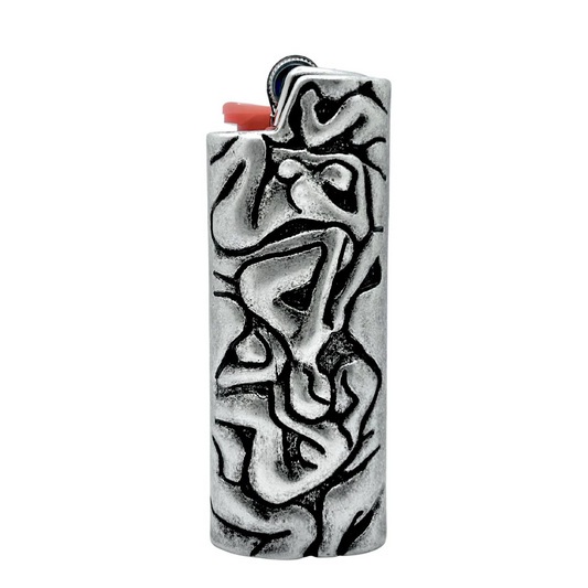 Metal Motif Lighter Case